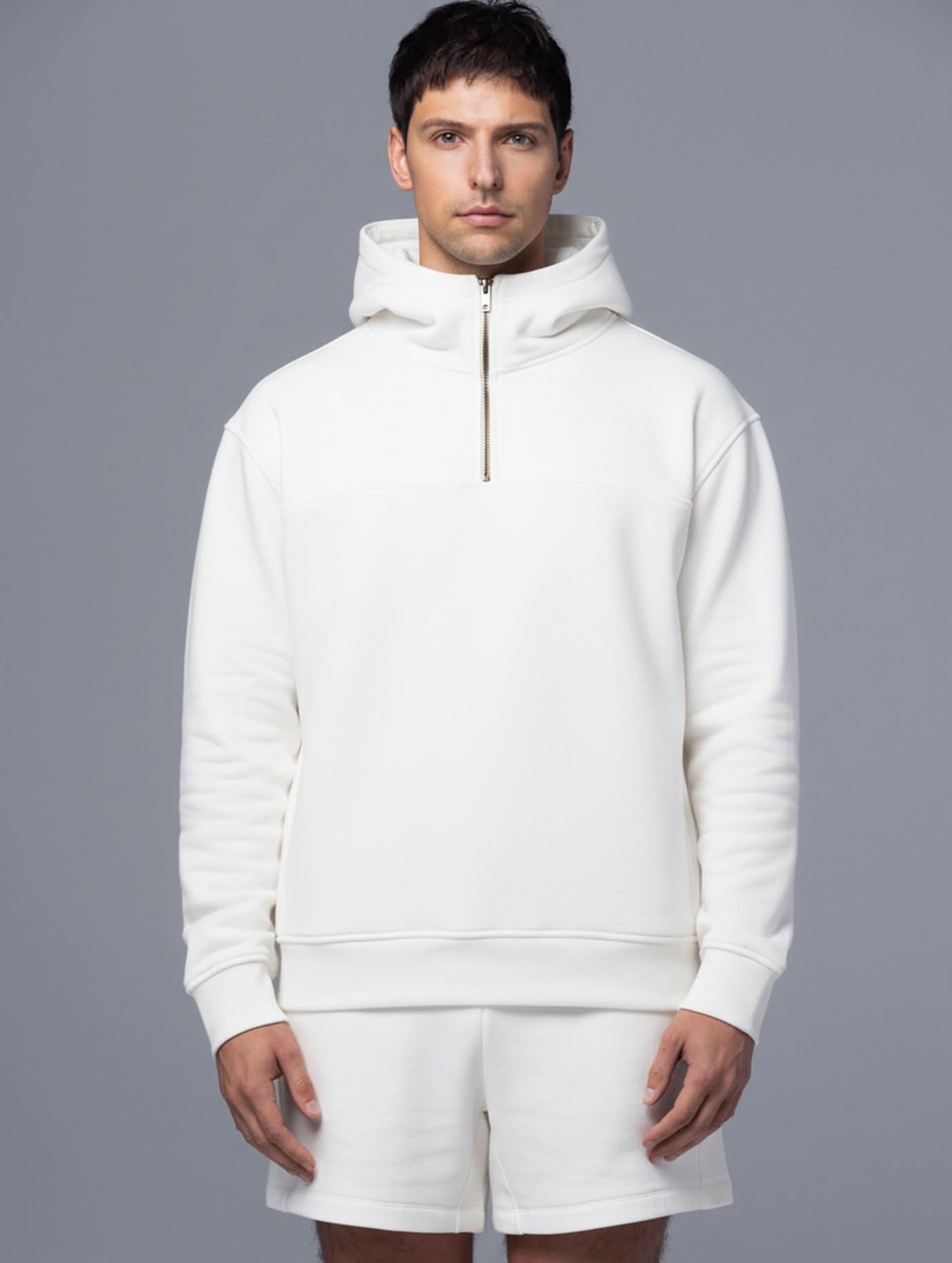 Allwear Organic Half-Zip Hoodie 2.0
