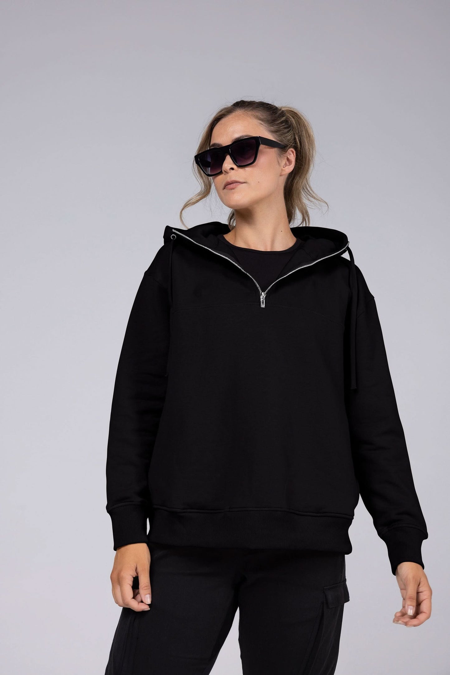 Allwear Organic Half-Zip Hoodie - Allwear
