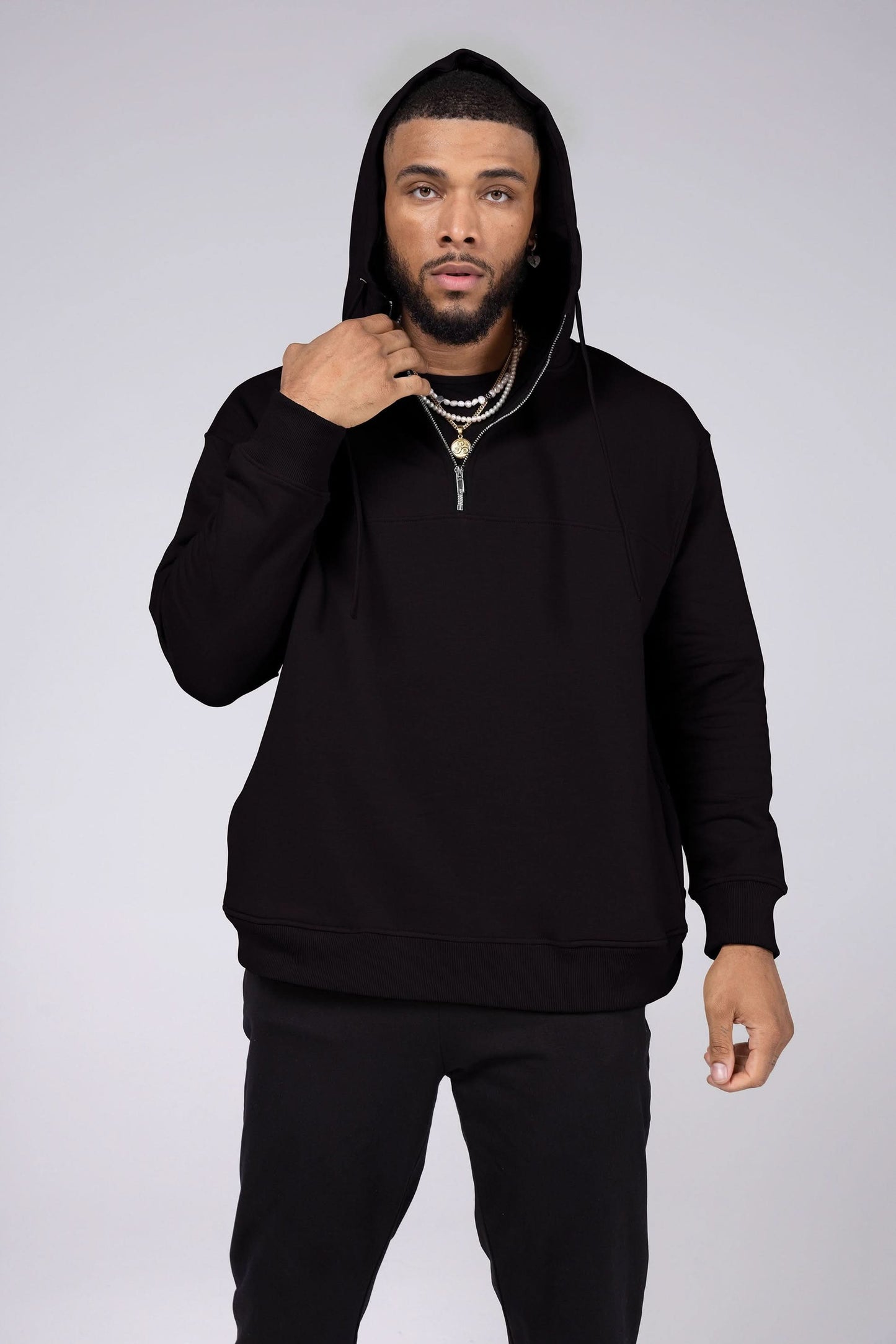 Allwear Organic Half-Zip Hoodie - Allwear