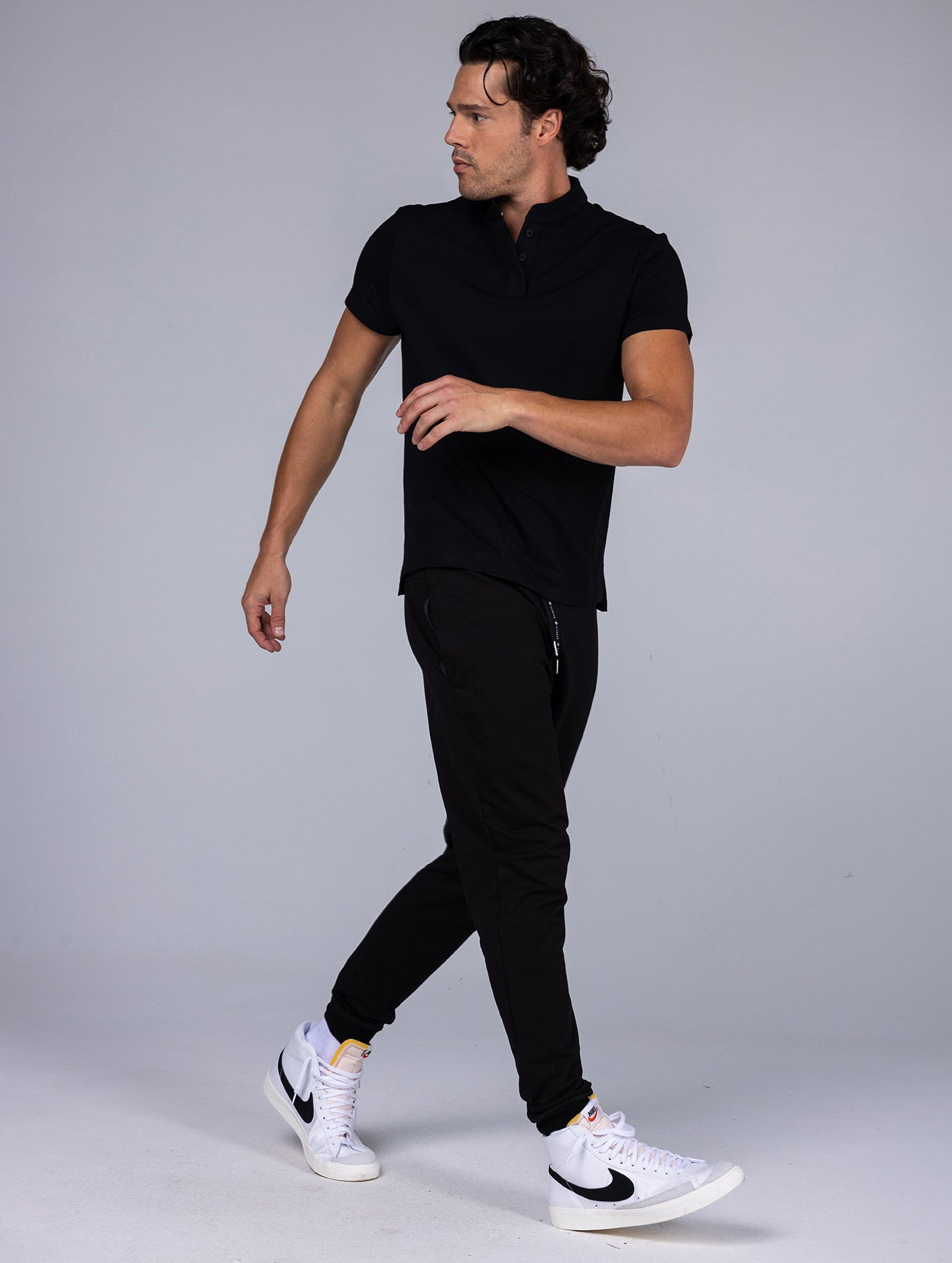 Allwear Bamboo Mandarin Polo