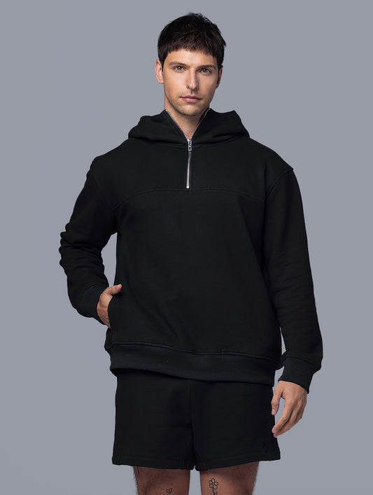 Allwear Organic Half-Zip Hoodie 2.0