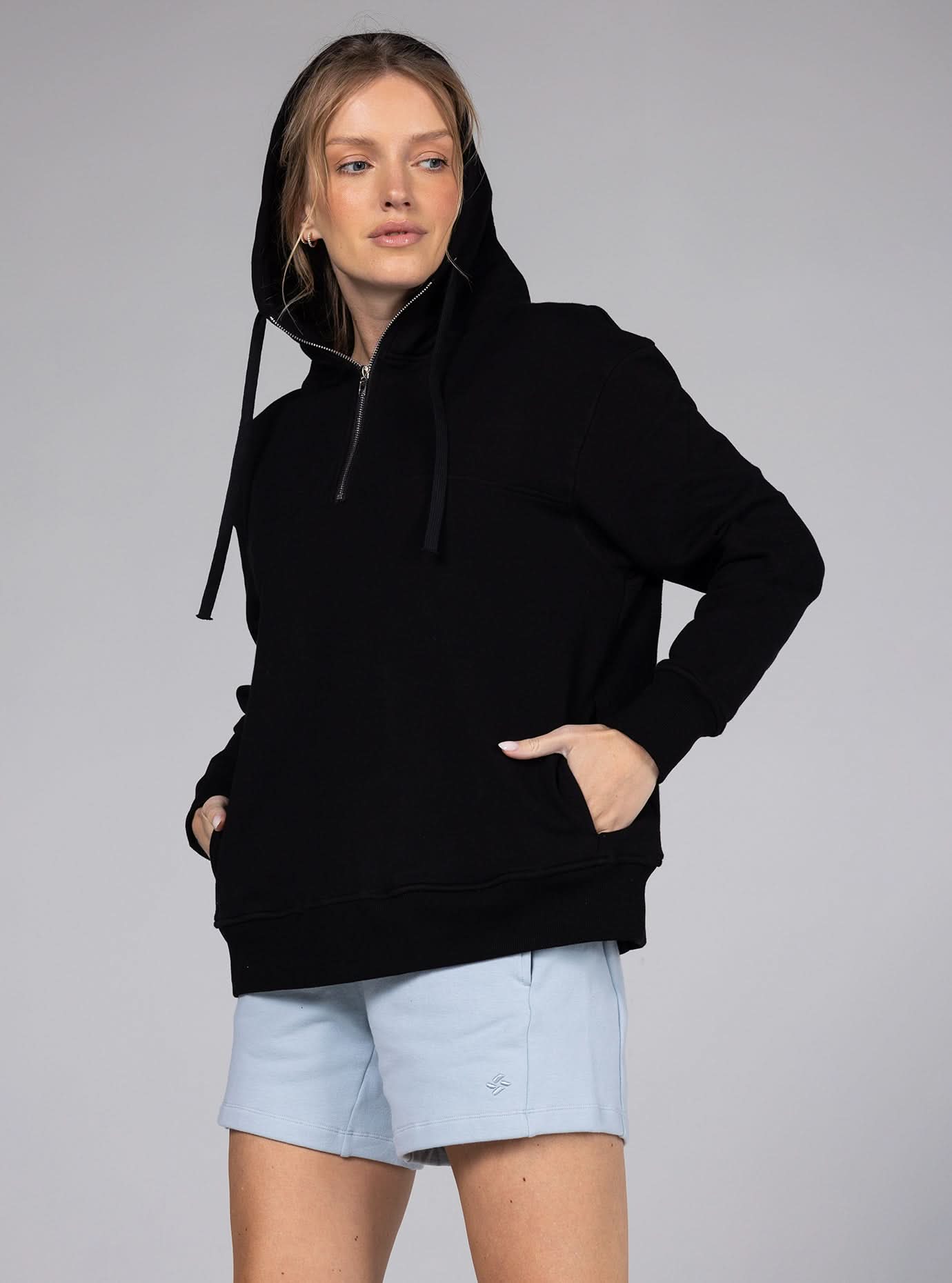 Allwear Organic Half-Zip Hoodie - Allwear