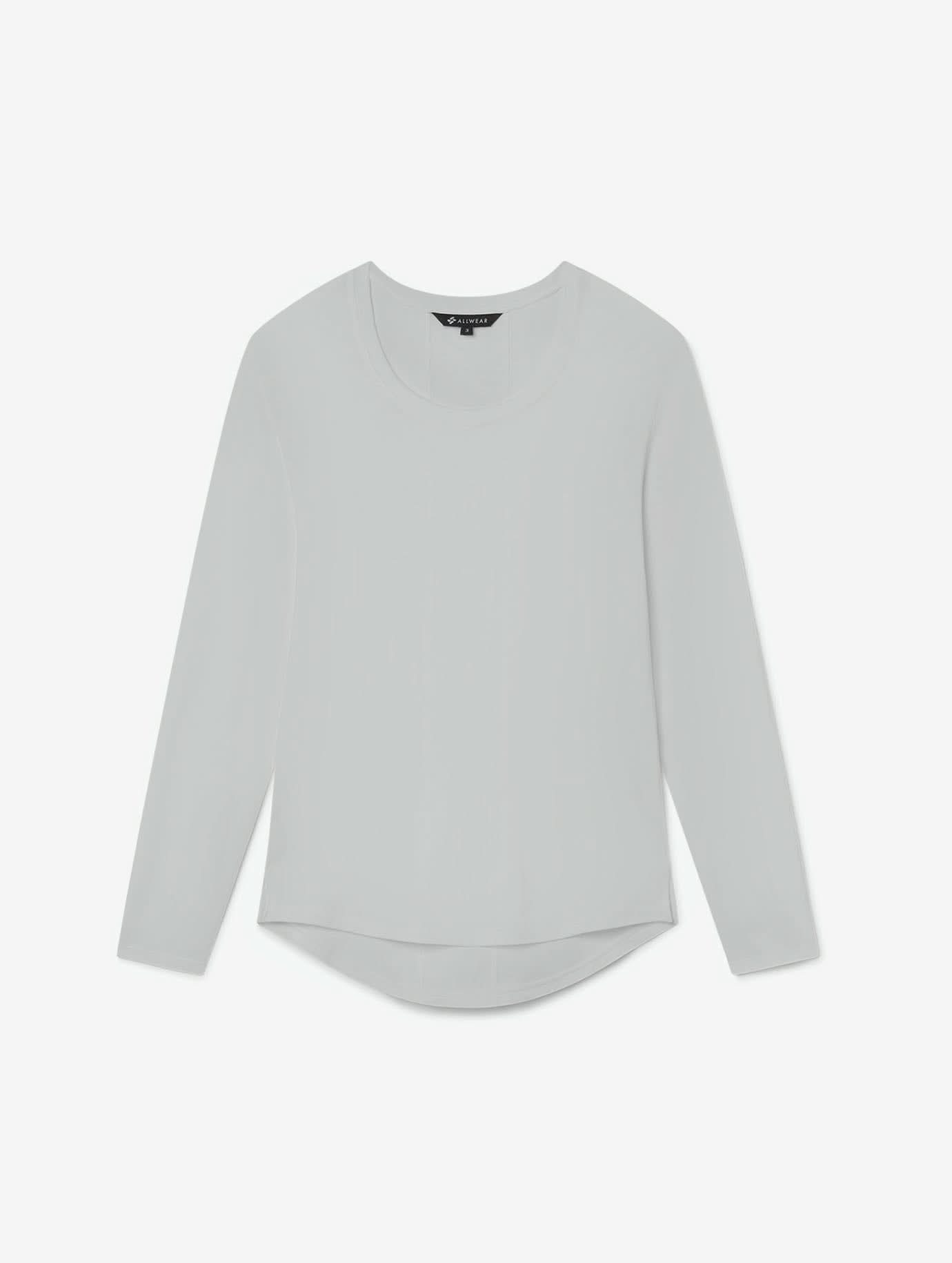 Allwear Tencel™ Scoop Neck Long Sleeve Tee - Allwear
